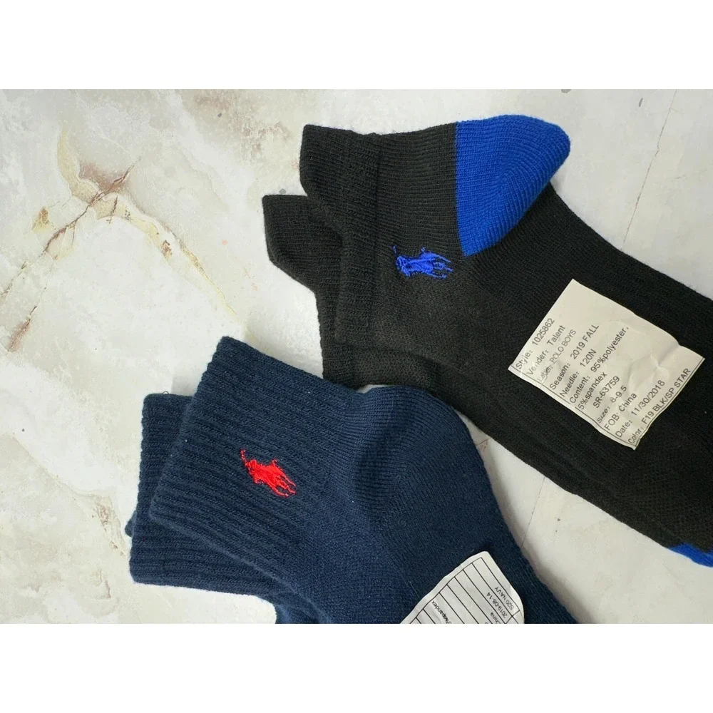 Polo Ralph Lauren -Sport Ankle Cut Socks Size 8-9.5 -New‎ without tags-3 Pair